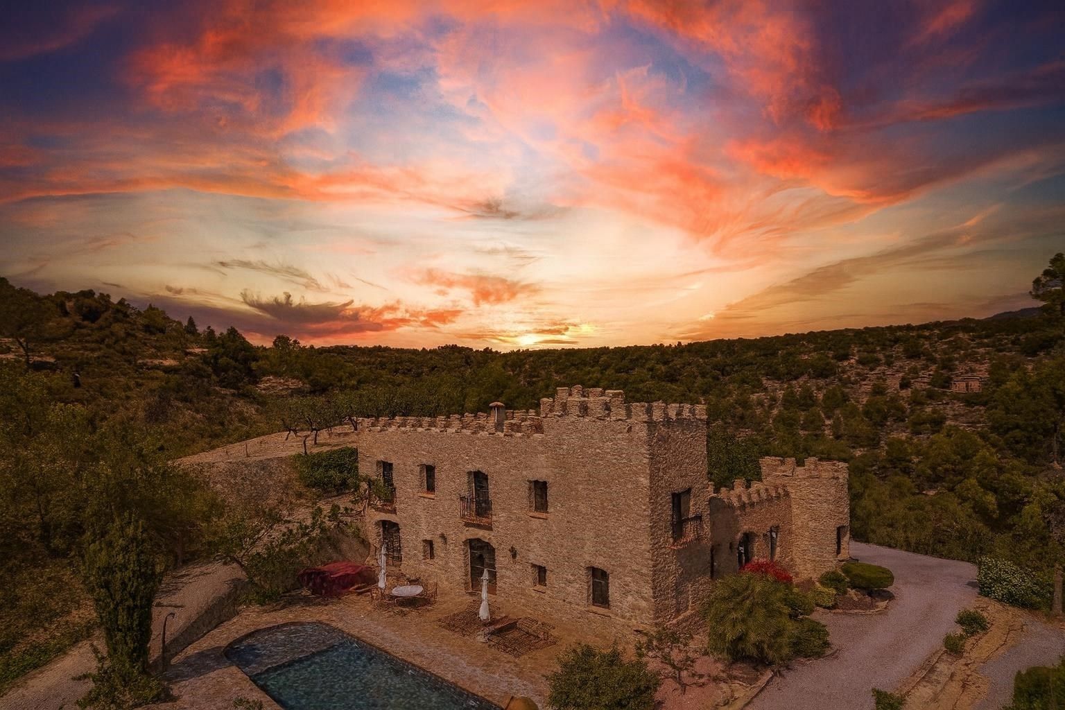 Vista exterior de Finca rústica en venta en Relleu con Piscina