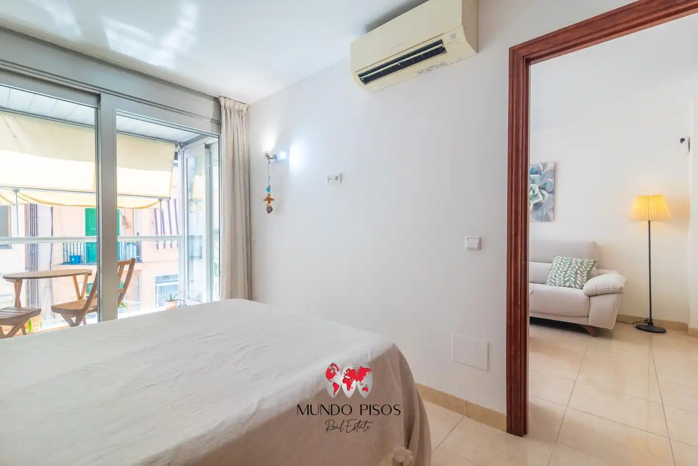 Bedroom of Flat for sale in  Palma de Mallorca  with Air Conditioner, Heating and Storage room