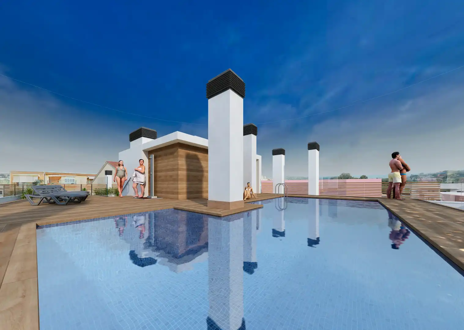 Neubau-Wohnung mit Terrasse zum Verkauf in Avinguda de Catalunya 32, imagen 6