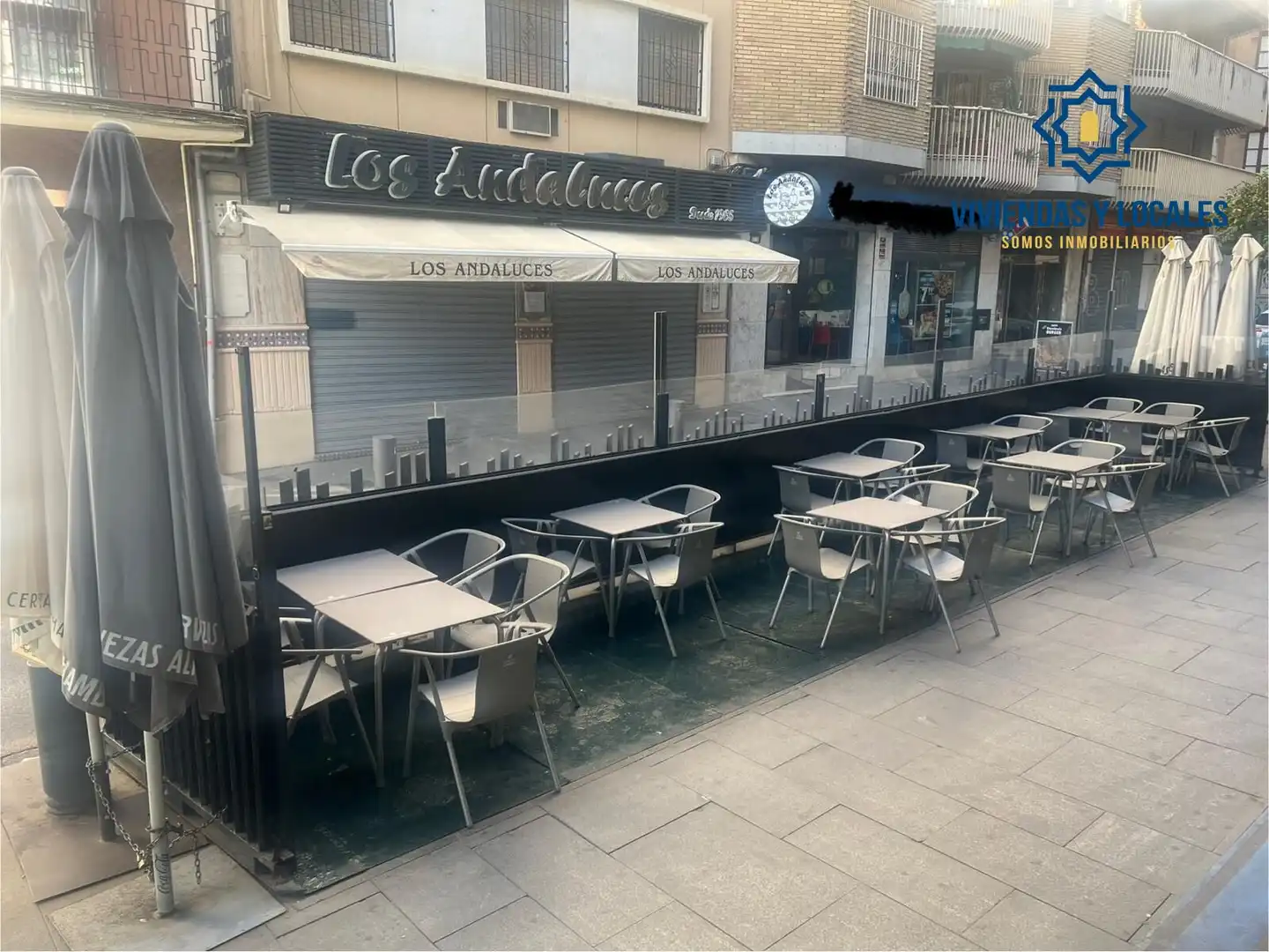 Terrassa de Local de lloguer en Granada amb Aire condicionat