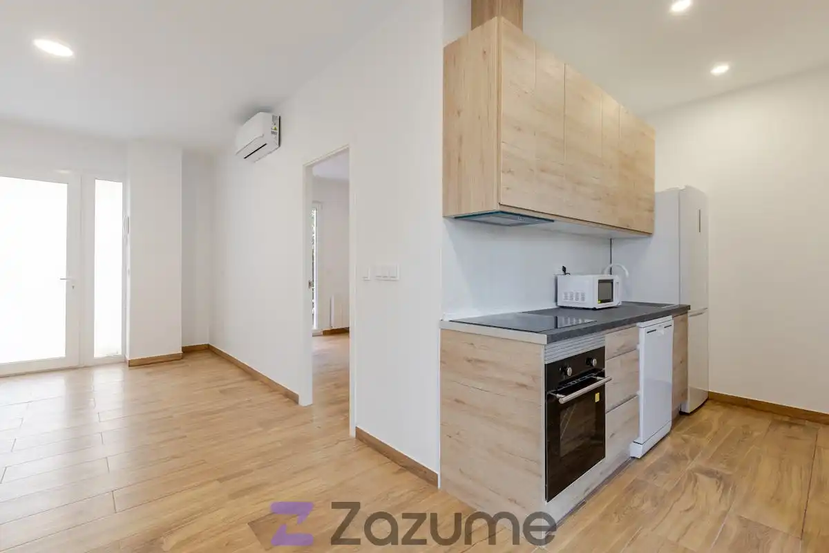 Kitchen of Flat for rent in Madrid  with Air Conditioner, Heating and Furnished