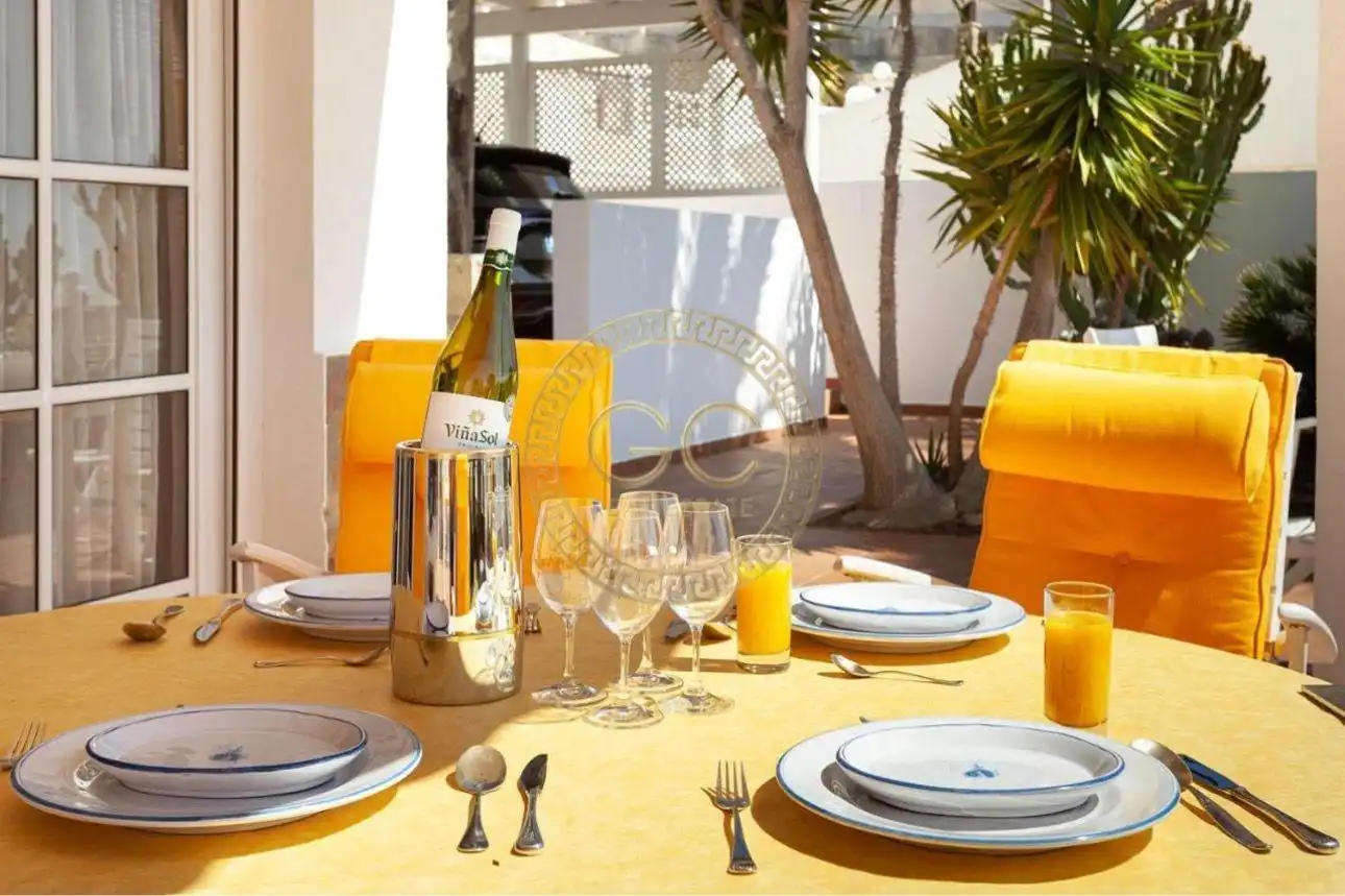 Terraza de Casa o chalet de alquiler en Mogán con Aire acondicionado, Jardín privado y Terraza
