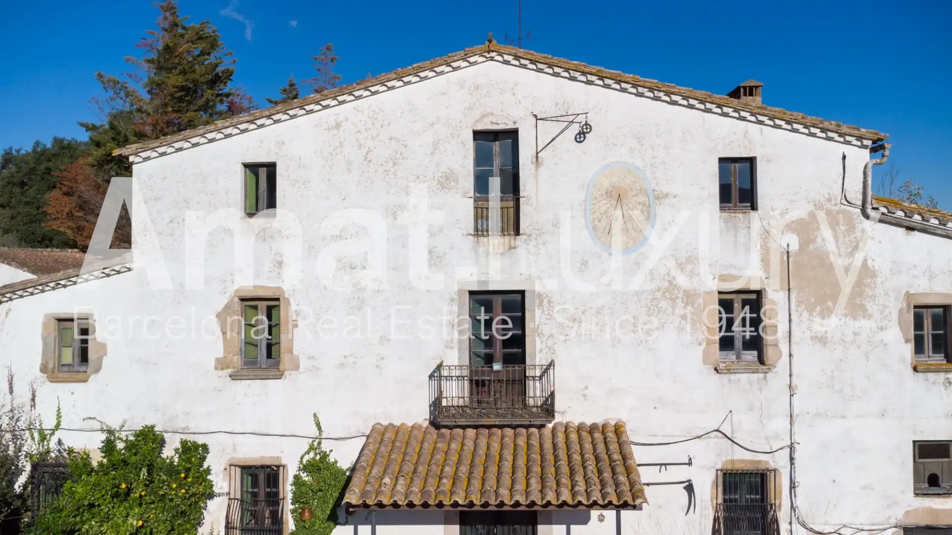 Vista exterior de Finca rústica en venta en Llagostera con Calefacción, Terraza y Trastero