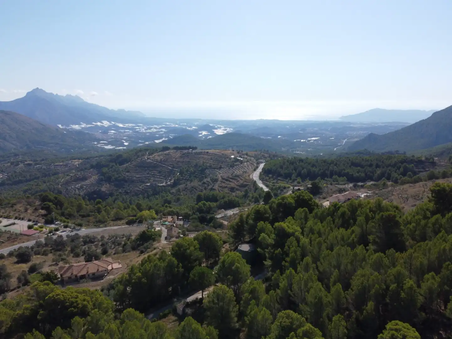 Vista exterior de Casa o chalet en venta en Benimantell con Aire acondicionado, Jardín privado y Terraza