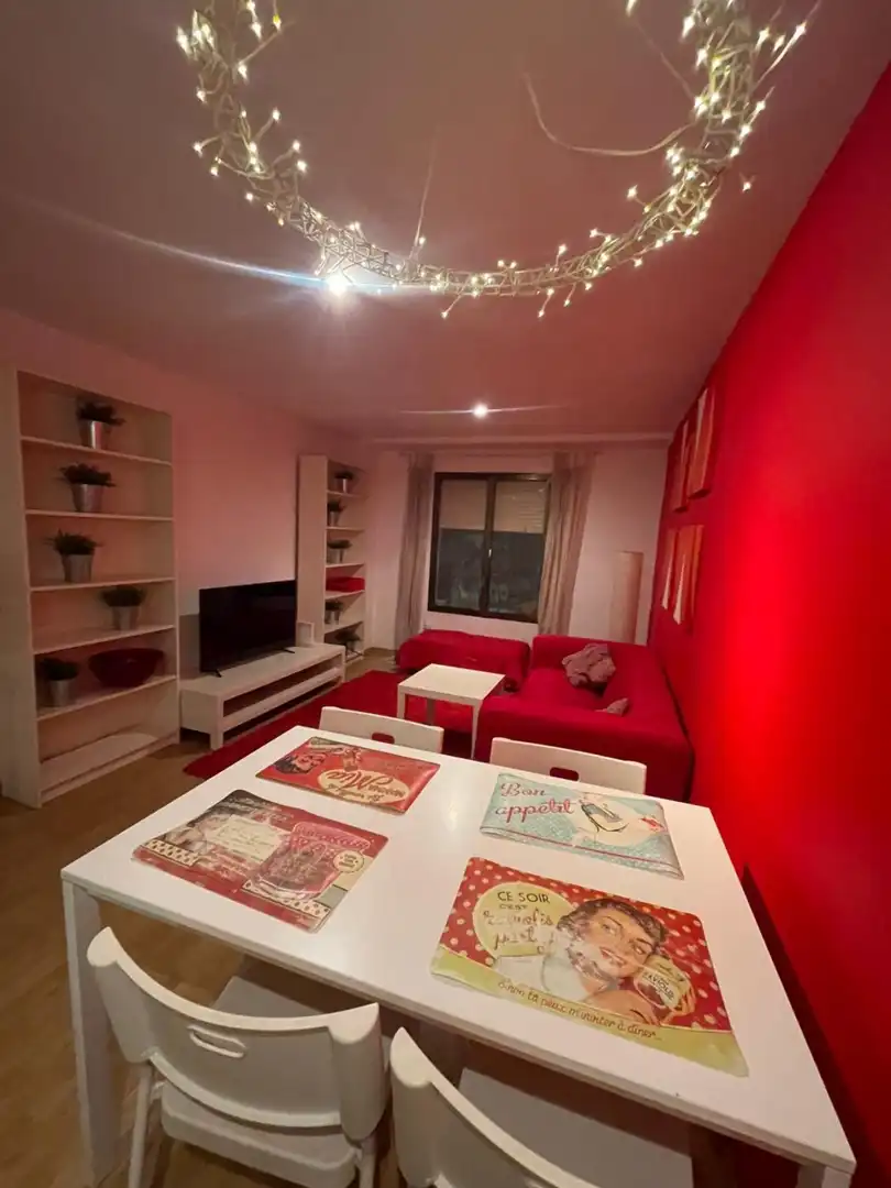 Wohnzimmer von Wohnung zur Miete in Valencia mit Klimaanlage