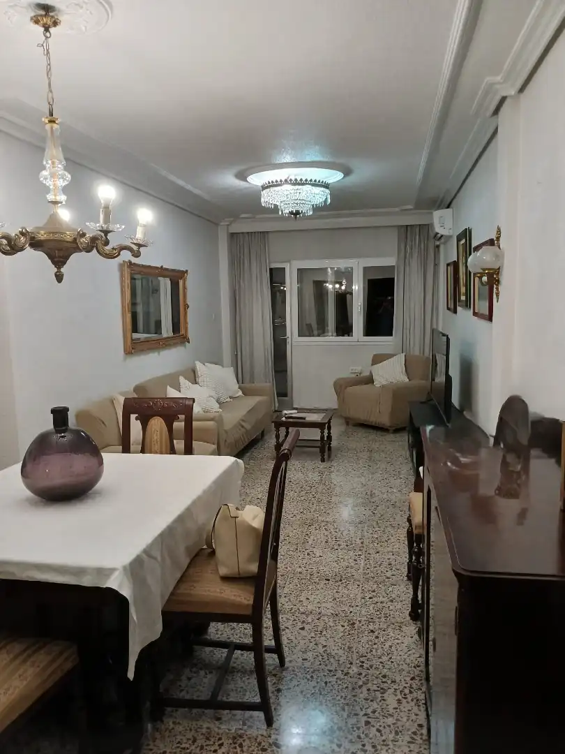 Living room of Flat for share in Murcia  with Air Conditioner, Heating and Furnished