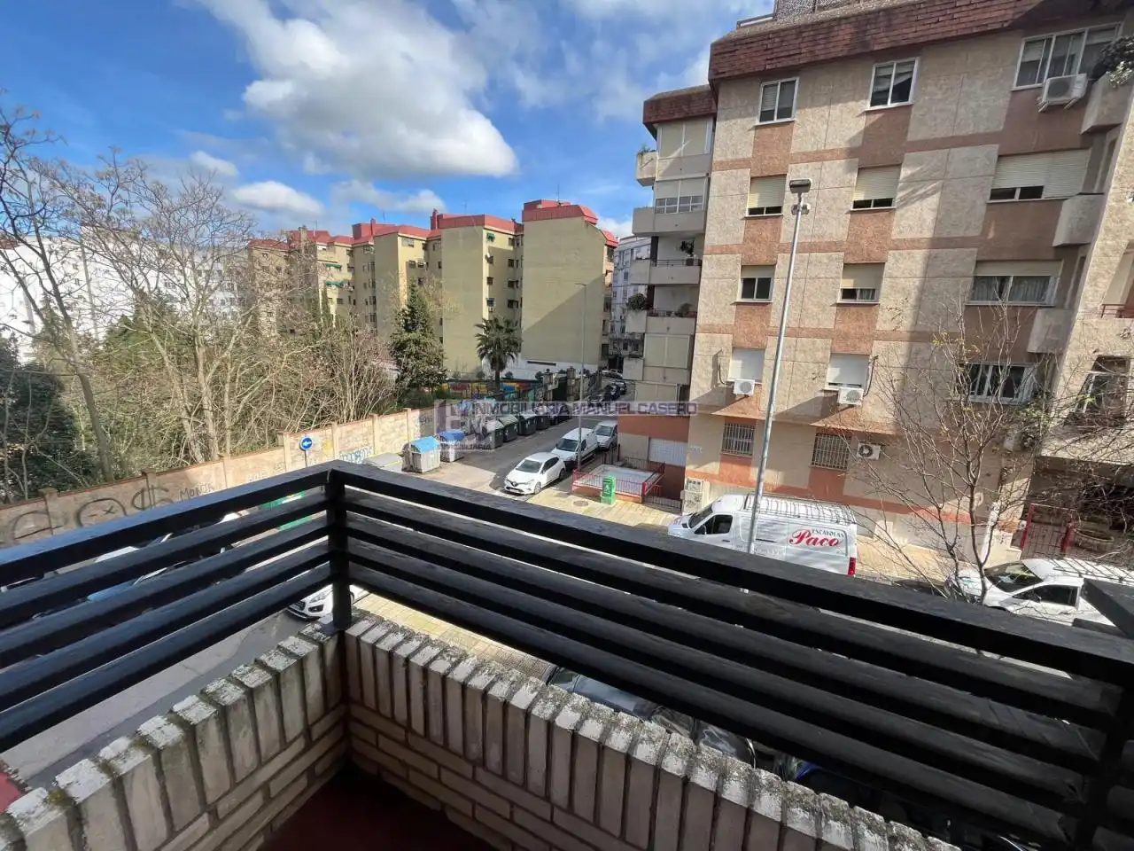 Exterior view of Flat for rent in Cáceres  with Air Conditioner, Heating and Parquet flooring