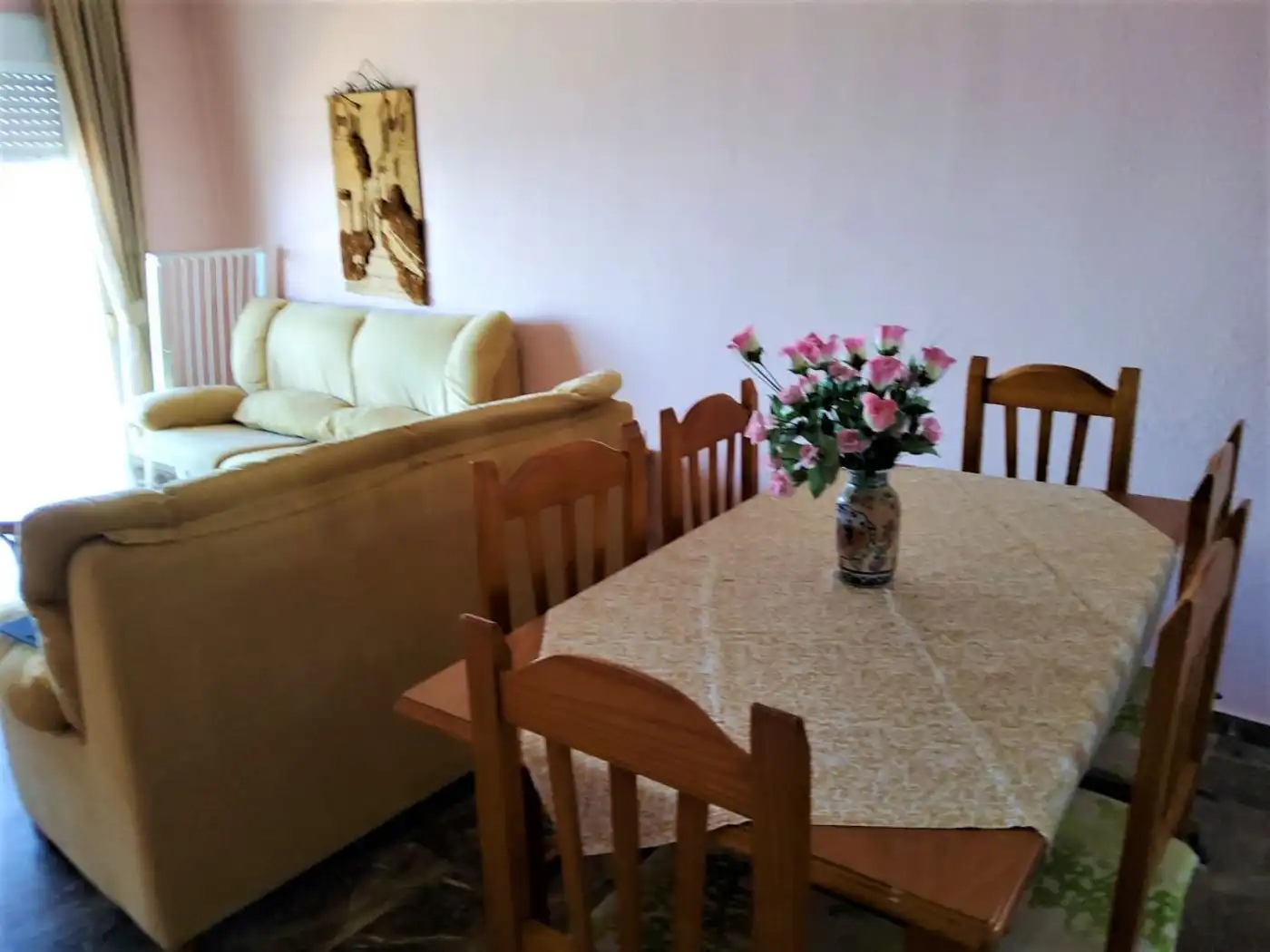 Comedor de Piso de alquiler en Fuengirola con Terraza y Amueblado
