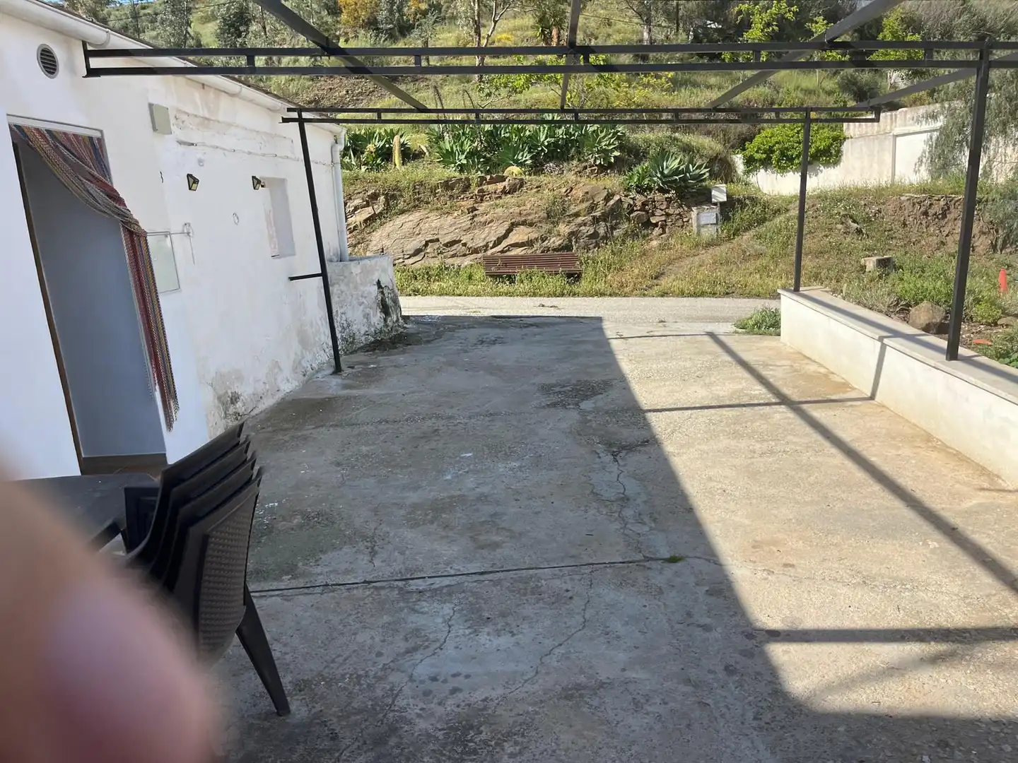 Terraza de Piso de alquiler en Sedella con Lavadora y Se aceptan mascotas