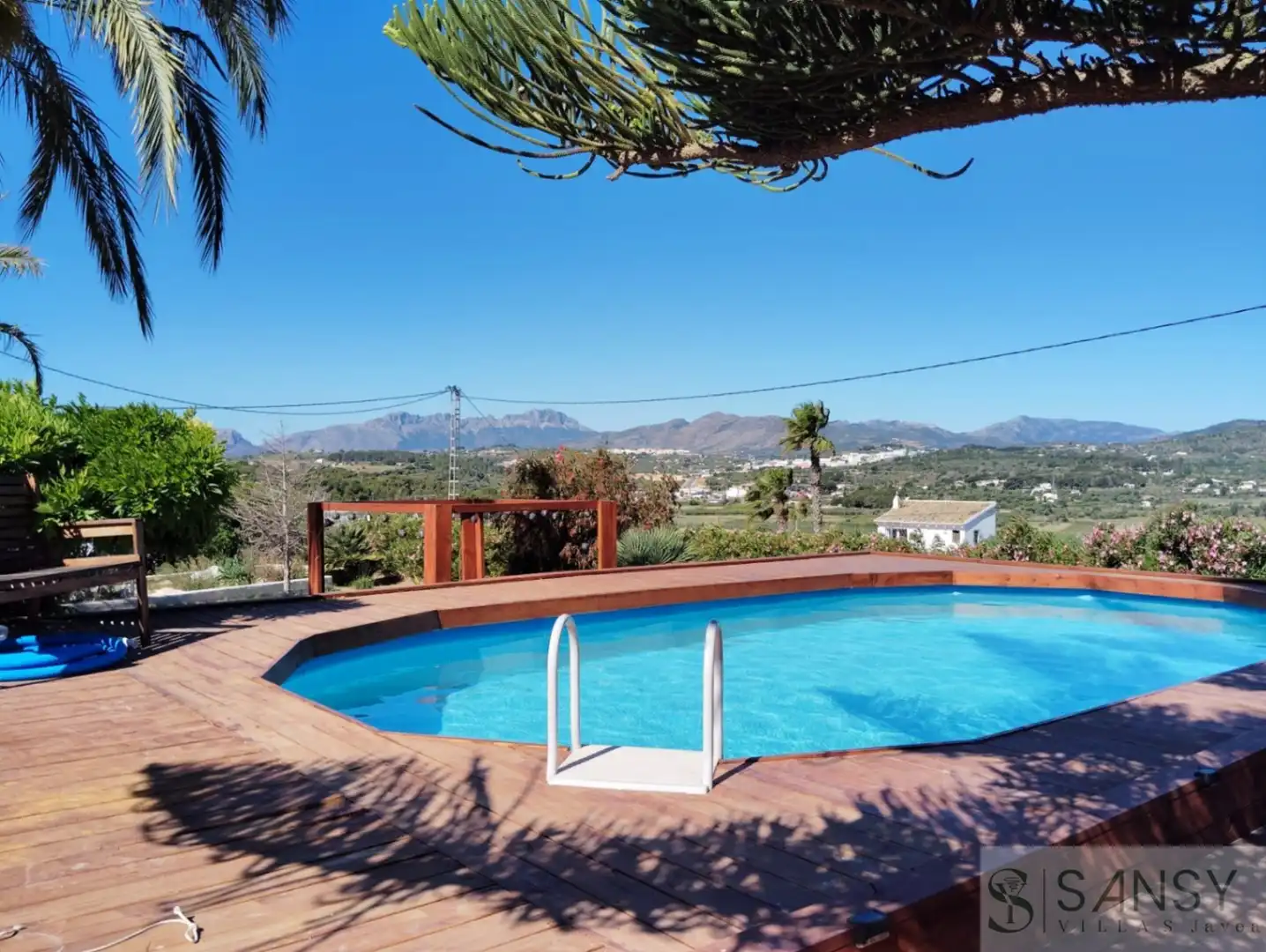 Swimming pool of Country homes for sale in Moraira  with Air Conditioner, Terrace and Storage room