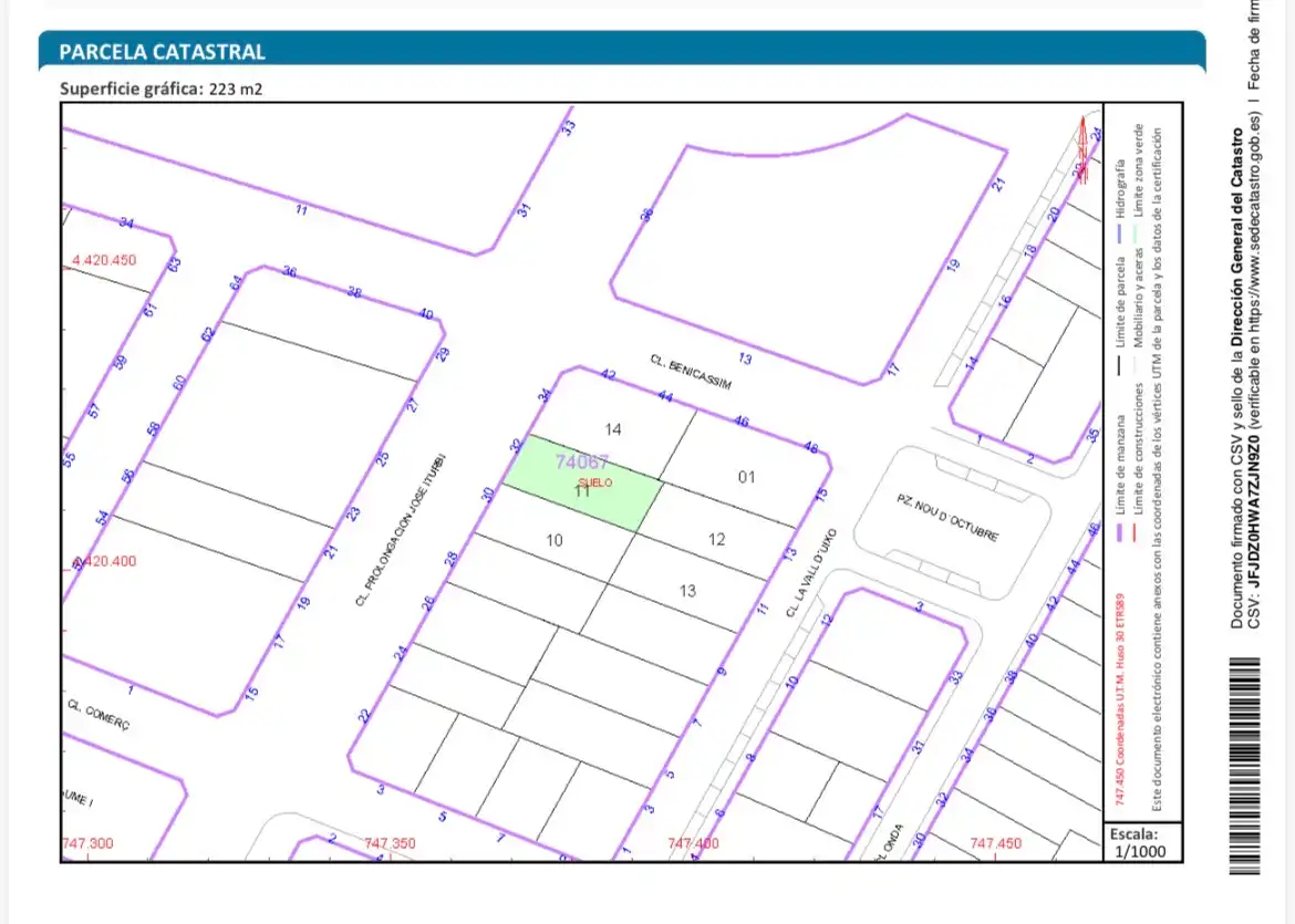 Residential land for sale in Carrer Prolongacio Carrer Jose Iturbi, imagen 7