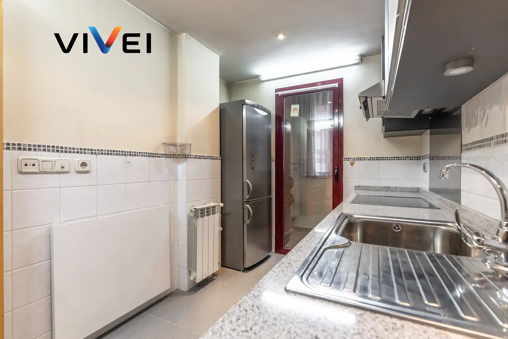 Kitchen of Flat for sale in Madrid  with Heating, Terrace and Storage room