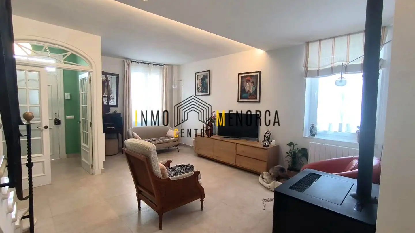 Sala d'estar de Casa o xalet en venda en Maó - Mahón amb Aire condicionat
