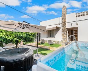 Swimming pool of Single-family semi-detached for sale in Elche / Elx  with Air Conditioner, Terrace and Balcony