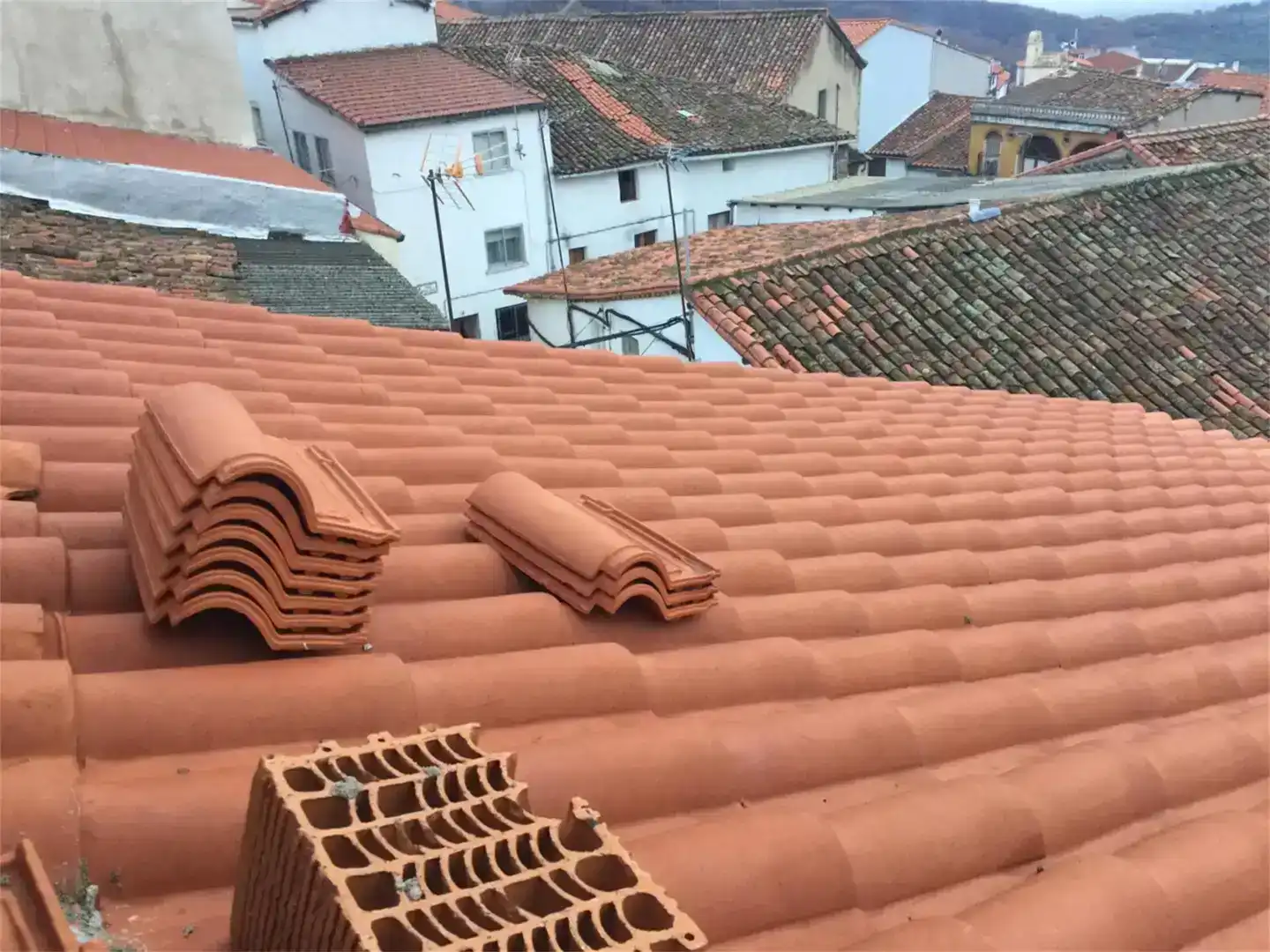 Vista exterior de Casa adosada en venda en Barrado