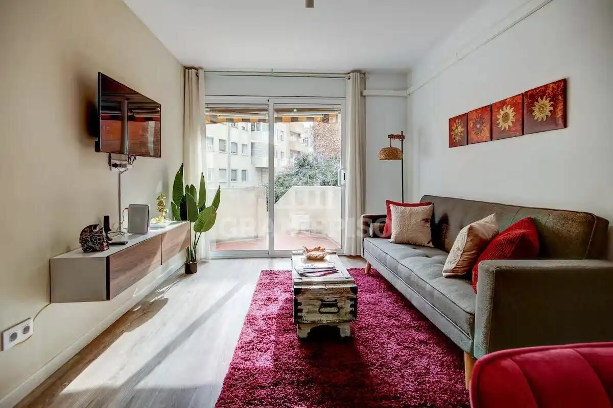 Sala d'estar de Apartament en venda en Sant Adrià de Besòs
