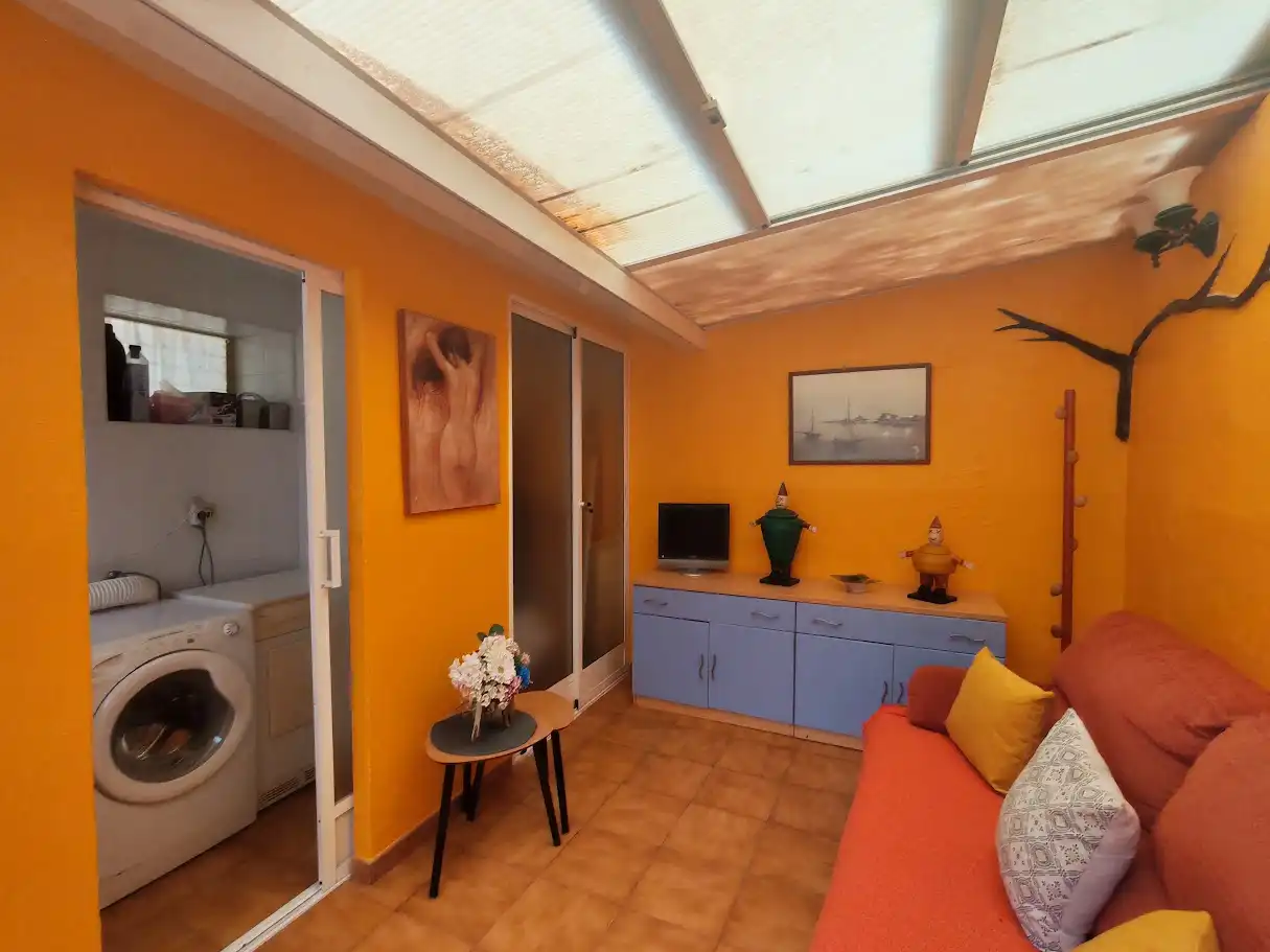 Living room of Flat for rent in Elche / Elx  with Air Conditioner, Terrace and Furnished