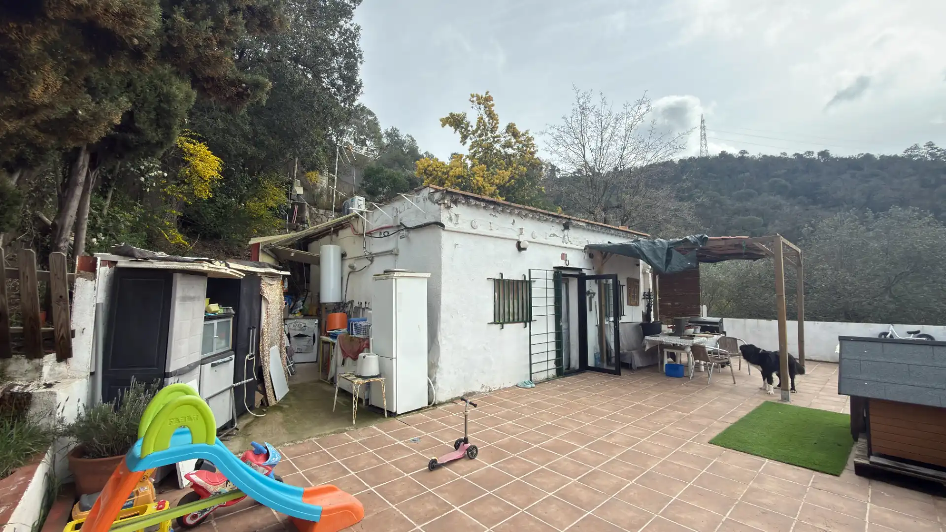Jardín de Finca rústica en venta en Barcelona con Calefacción