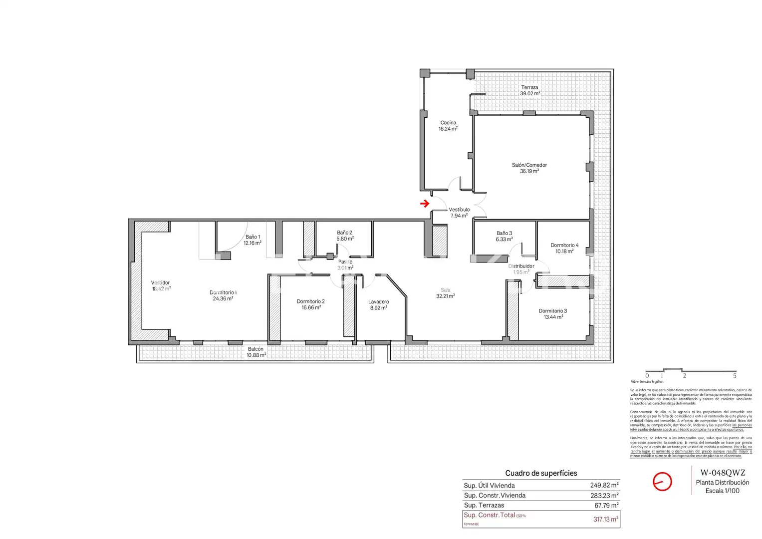 Wohnung zum Verkauf in Valencia mit Klimaanlage, Heizung und Terrasse