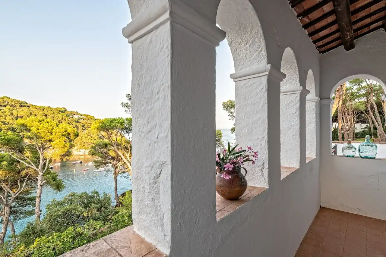Balcony of Houses for sale in Palafrugell  with Heating, Terrace and Swimming Pool