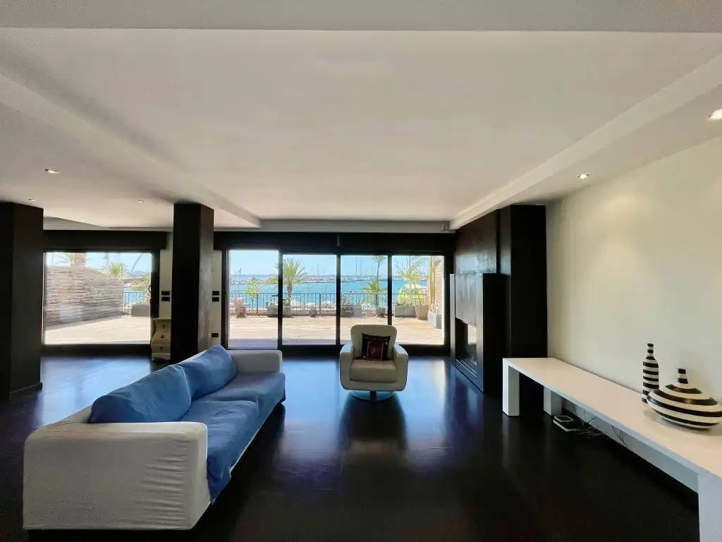 Sala d'estar de Apartament en venda en Alcúdia amb Calefacció, Terrassa i Moblat