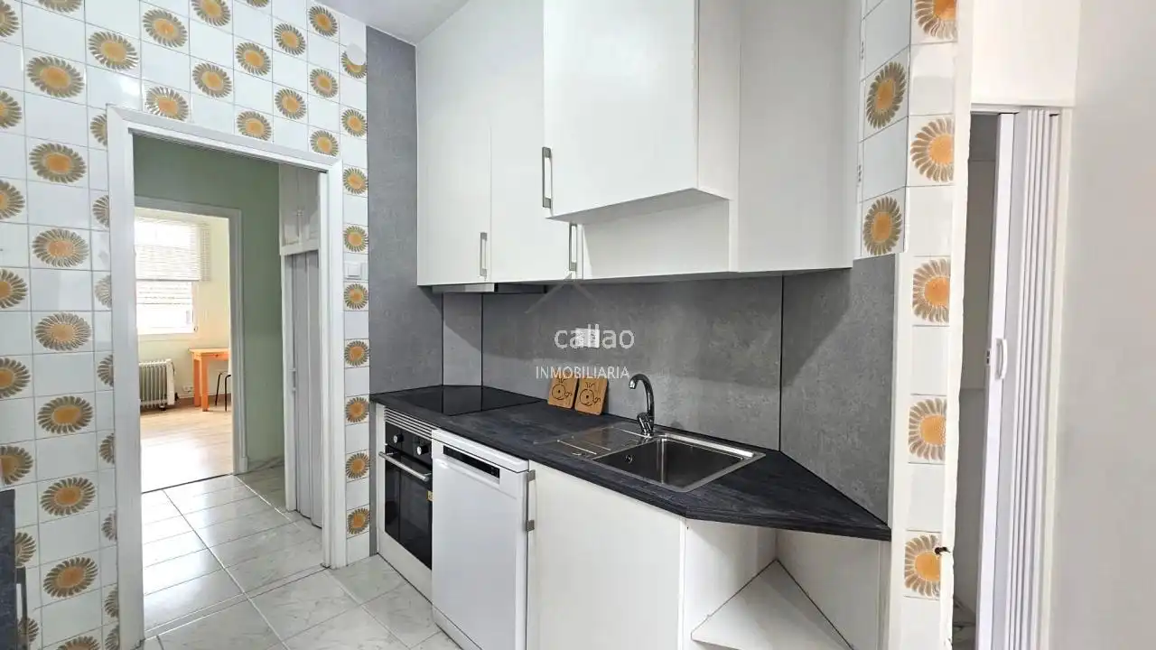 Kitchen of Flat for share in Ferrol  with Heating and Furnished