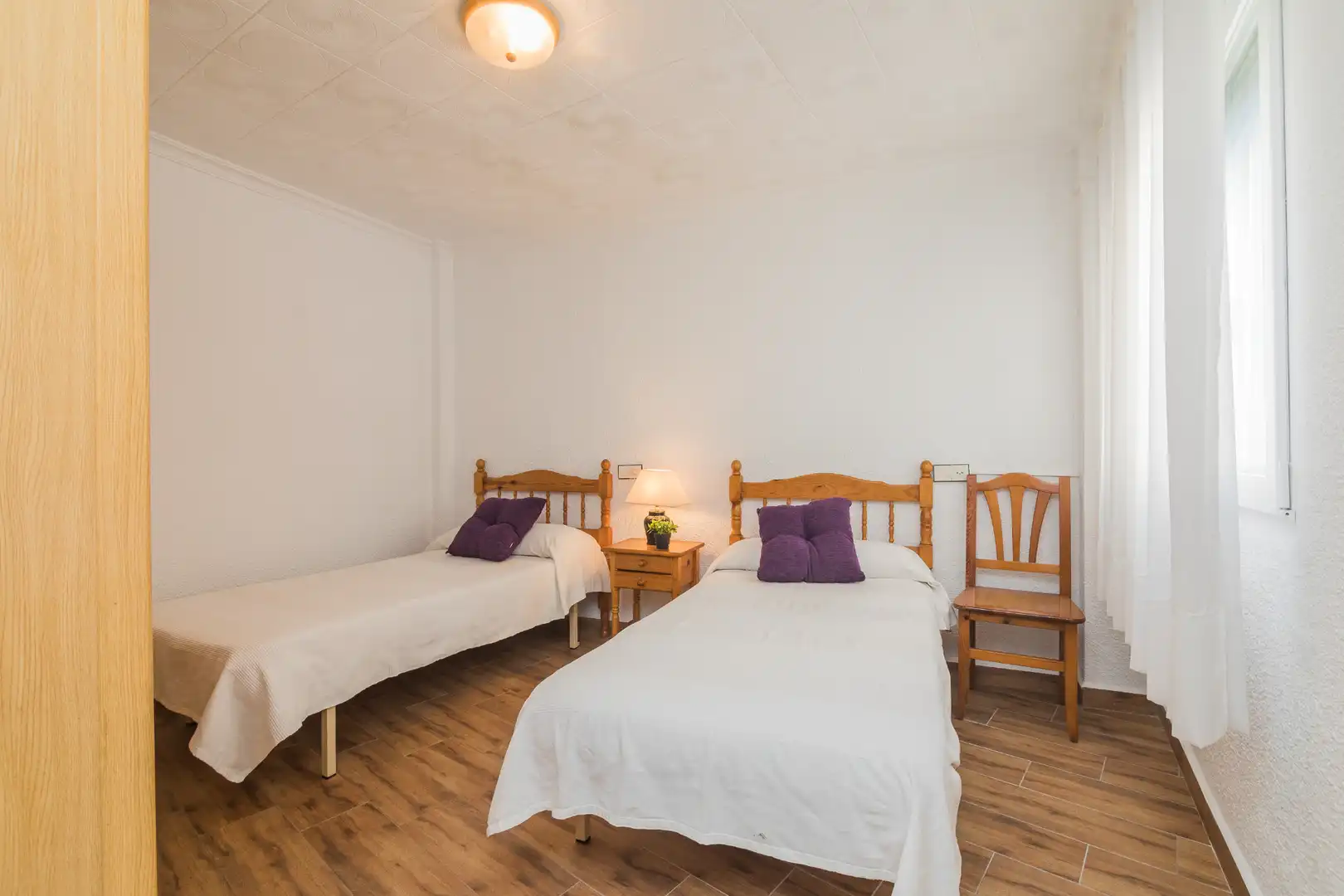 Schlafzimmer von Wohnung zum Verkauf in Santa Pola mit Klimaanlage, Möbliert und Balkon