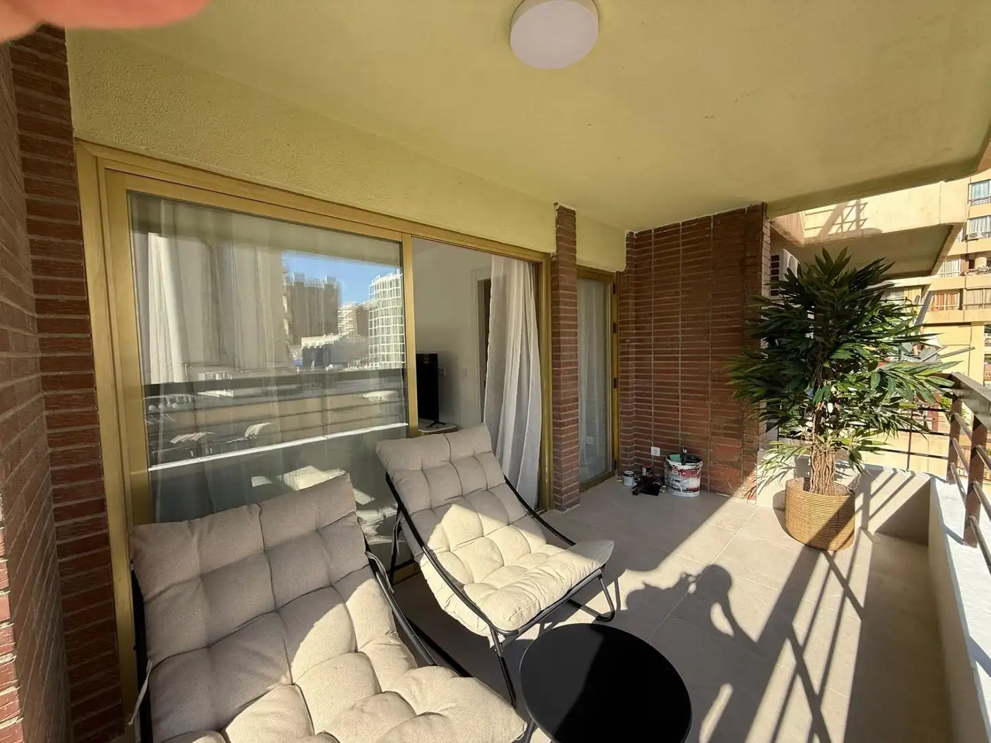 Terraza de Apartamento en venta en Benidorm con Aire acondicionado, Terraza y Amueblado