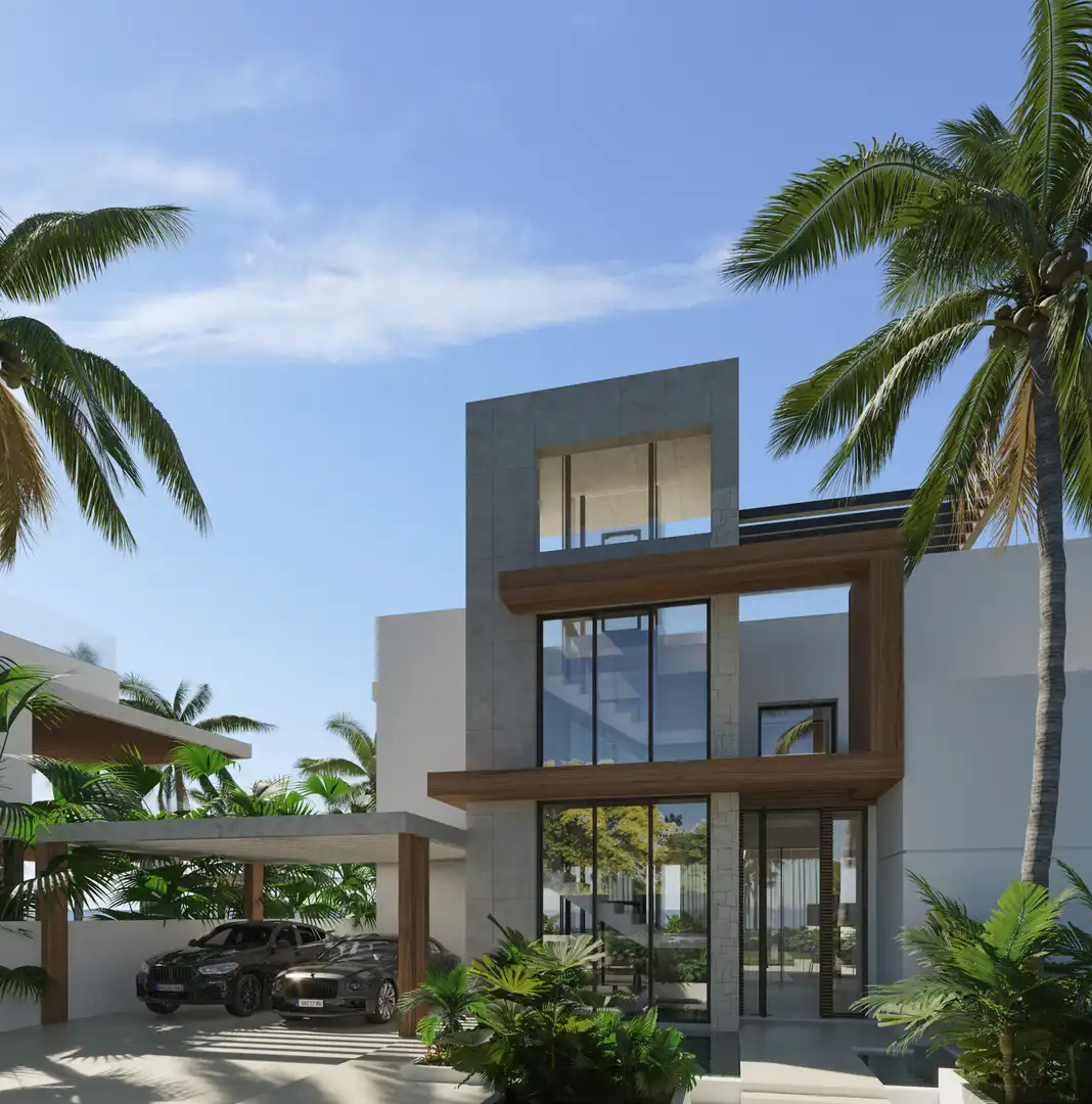 Vista exterior de Casa o xalet en venda en Marbella amb Aire condicionat, Terrassa i Traster