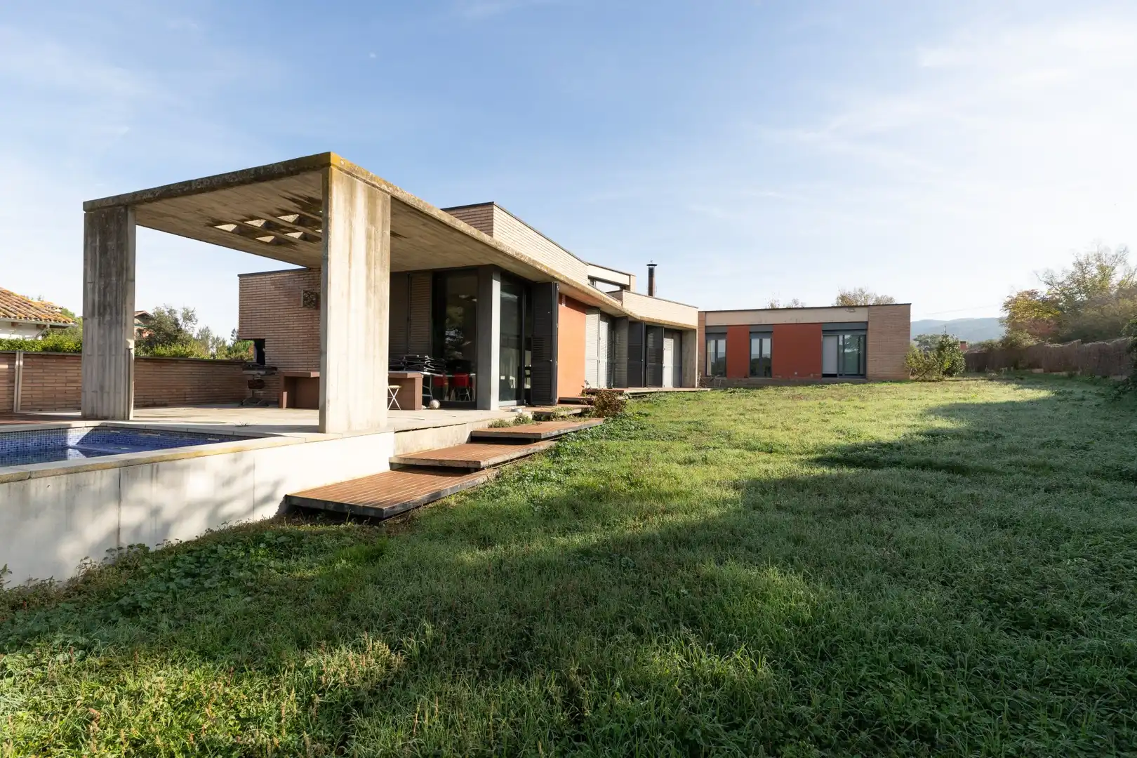Vista exterior de Casa o xalet en venda en Seva amb Calefacció, Terrassa i Traster