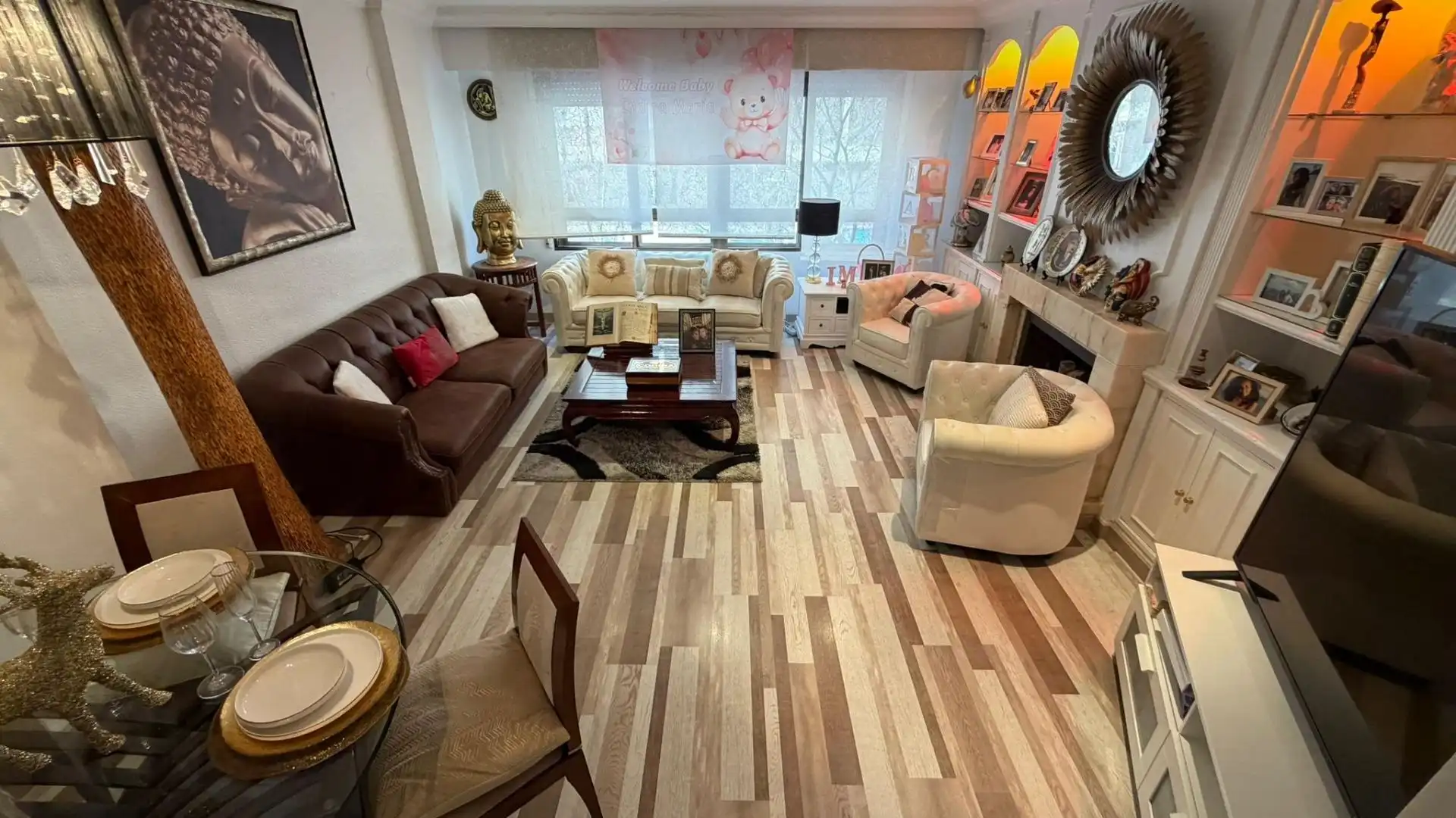 Sala d'estar de Dúplex en venda en Castellón de la Plana / Castelló de la Plana amb Aire condicionat, Parquet i Terrassa
