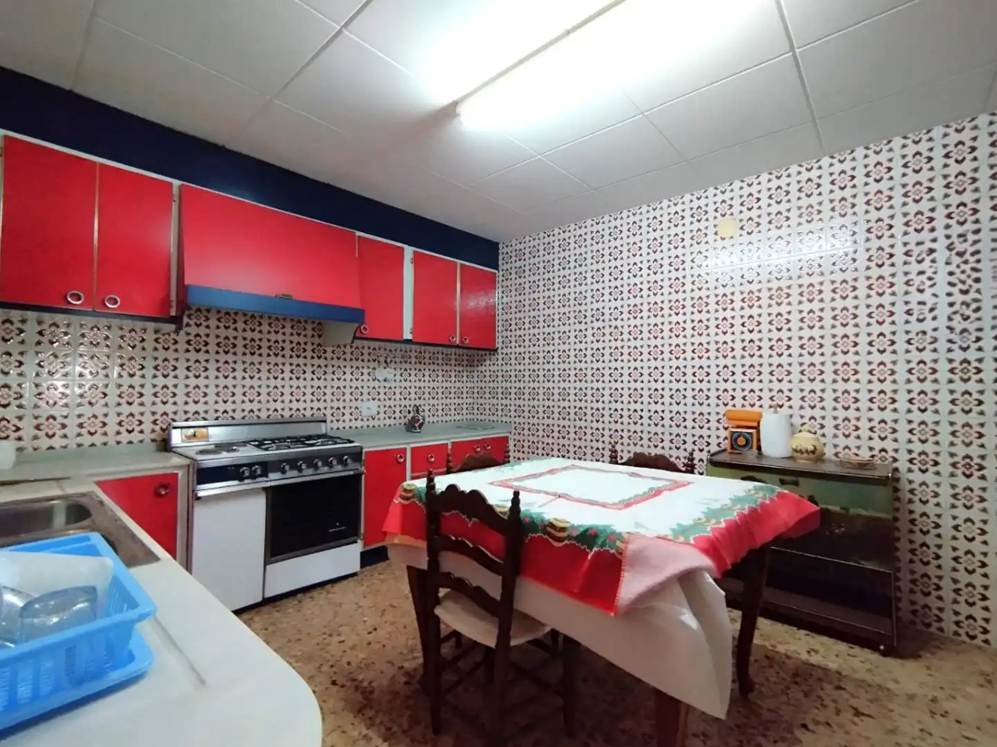 Cuina de Casa o xalet en venda en Albaida amb Aire condicionat, Terrassa i Traster