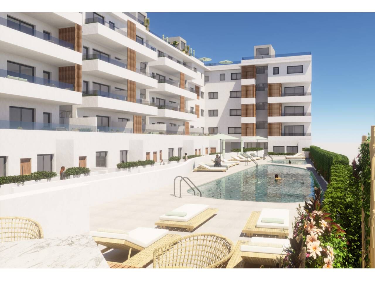 Piscina de Pis en venda en Roquetas de Mar amb Terrassa, Traster i Balcó