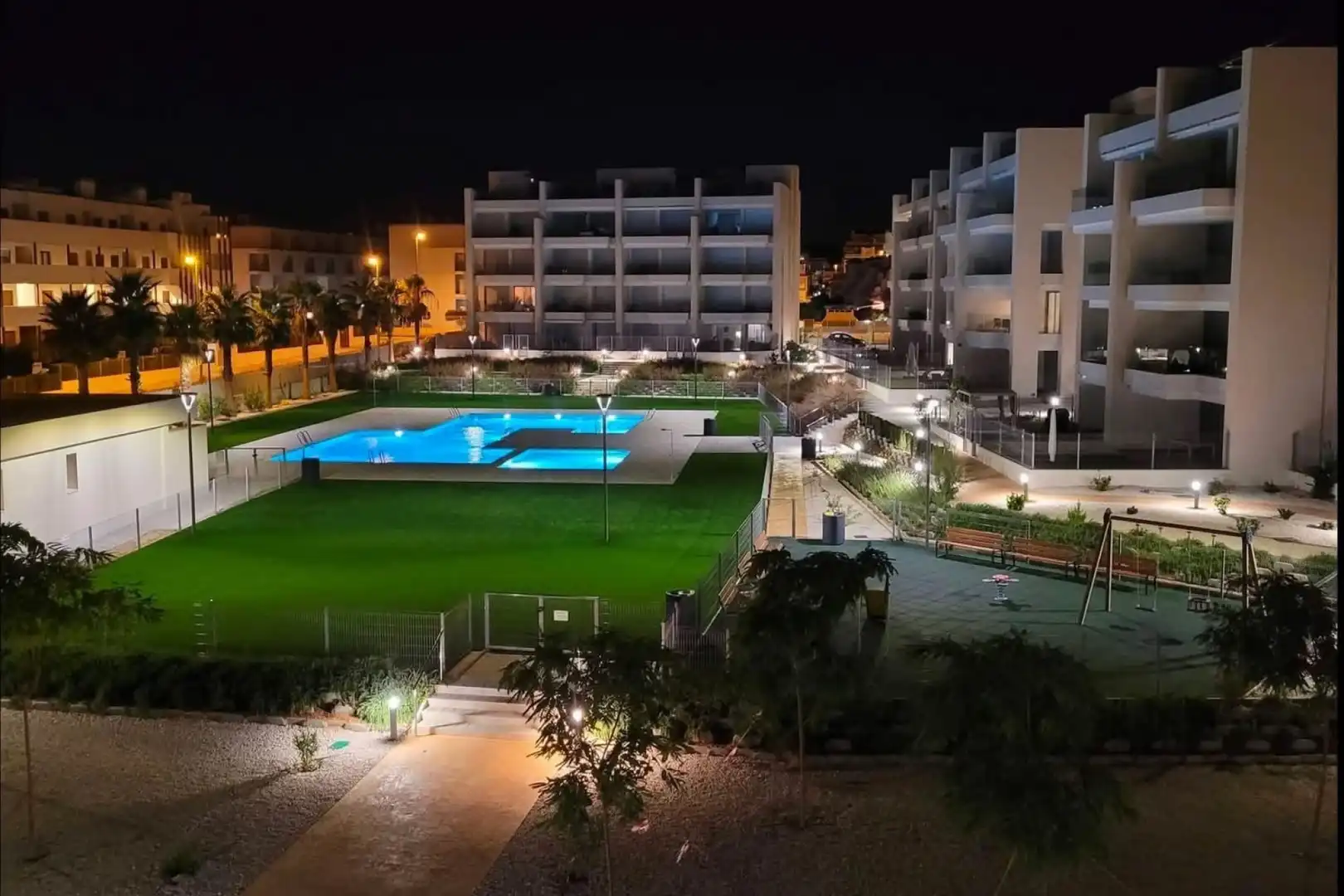 Swimming pool of Flat for sale in Orihuela  with Air Conditioner, Heating and Terrace