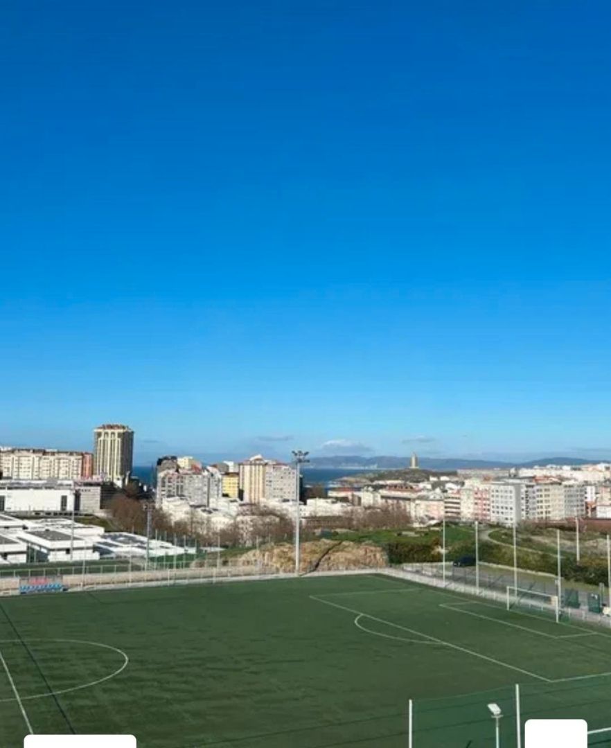 Exterior view of Flat for sale in A Coruña Capital   with Heating, Parquet flooring and Balcony