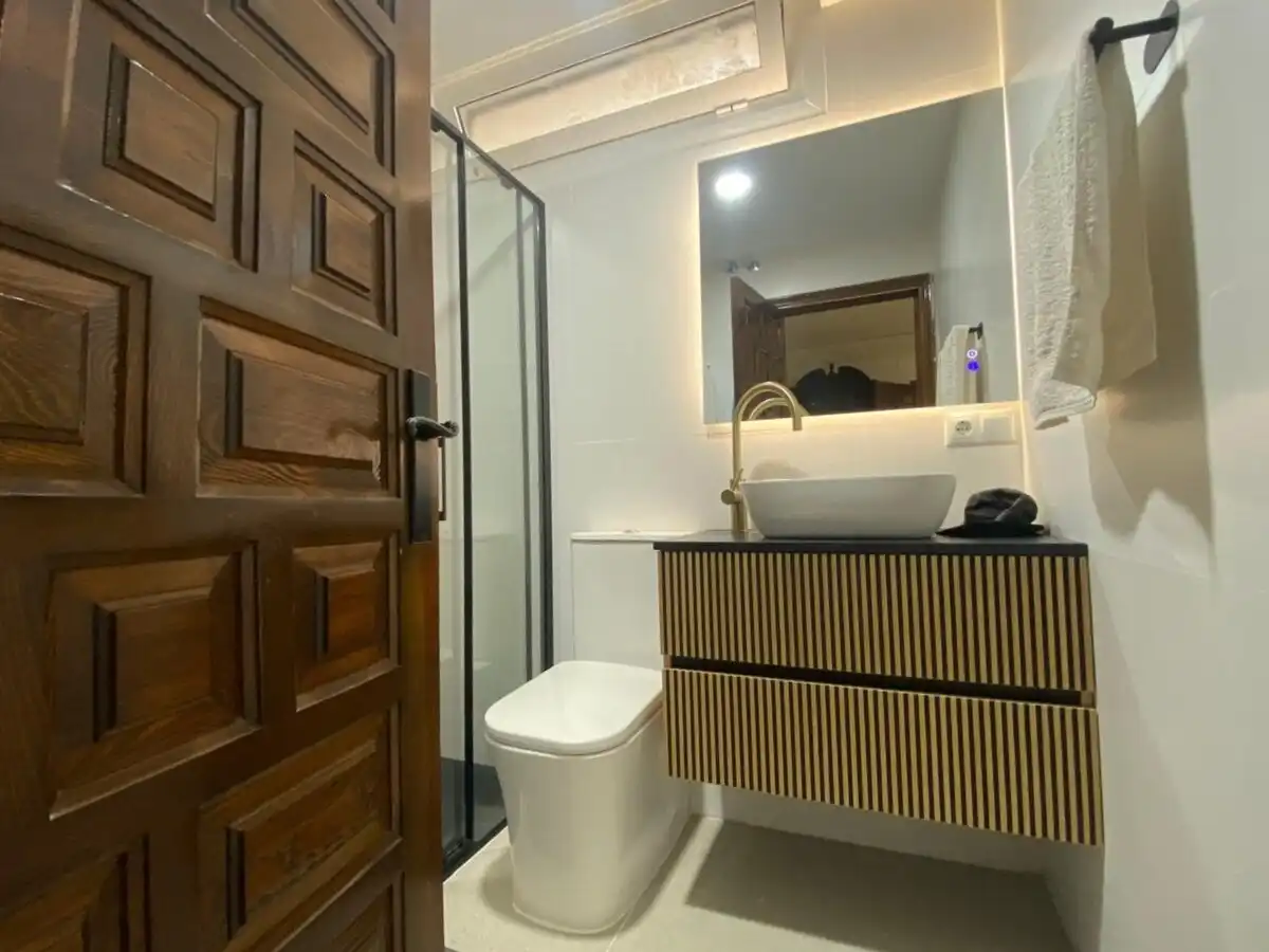 Baño de Apartamento en venta en Dénia con Piscina y Piscina comunitaria