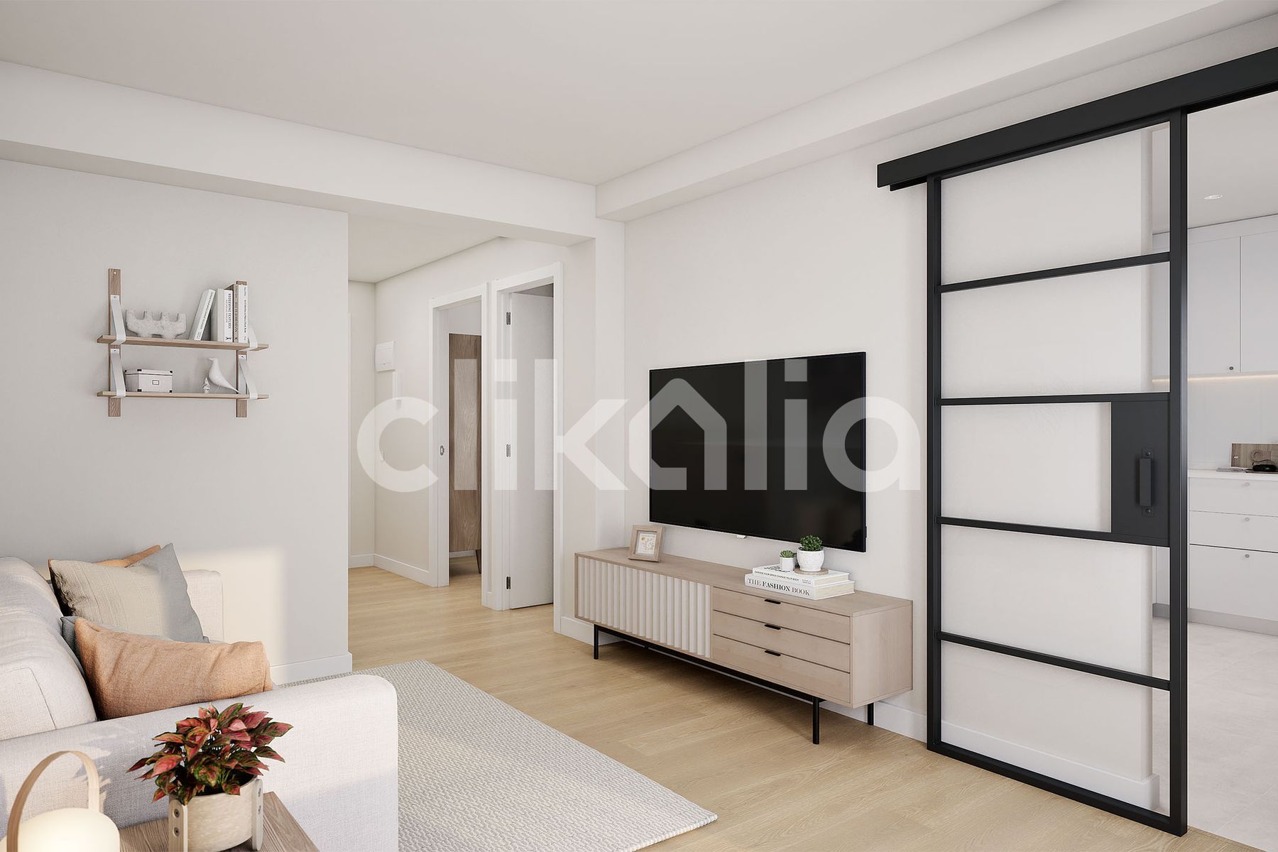 Living room of Flat for sale in  Madrid Capital  with Air Conditioner, Heating and Terrace