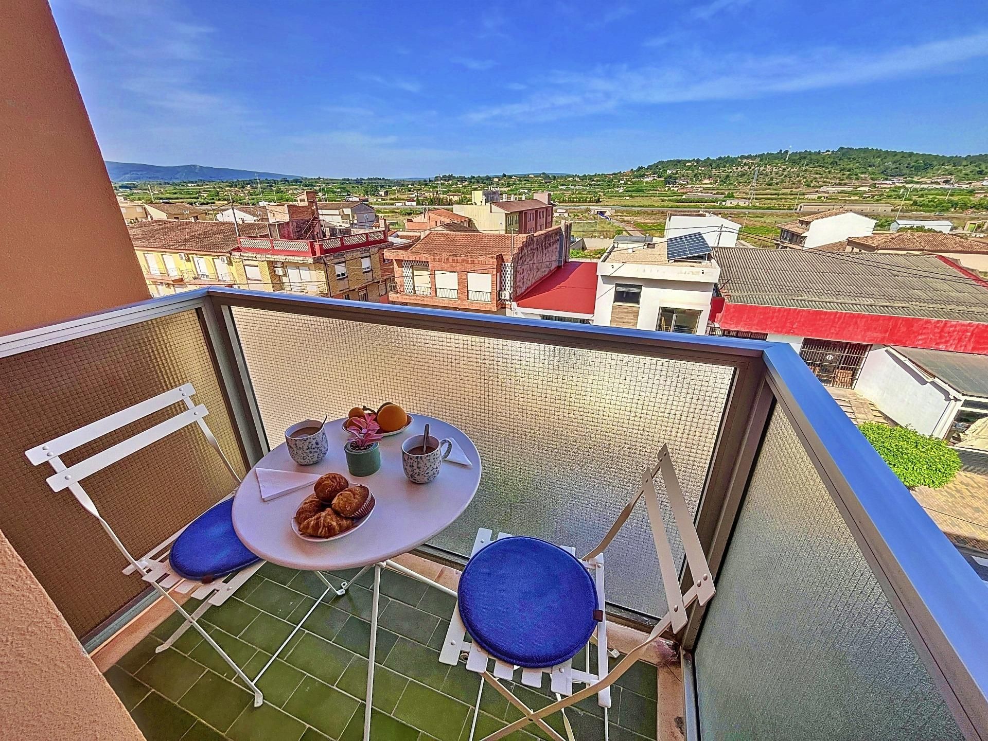 Terrasse von Wohnung zum verkauf in Chella mit Heizung