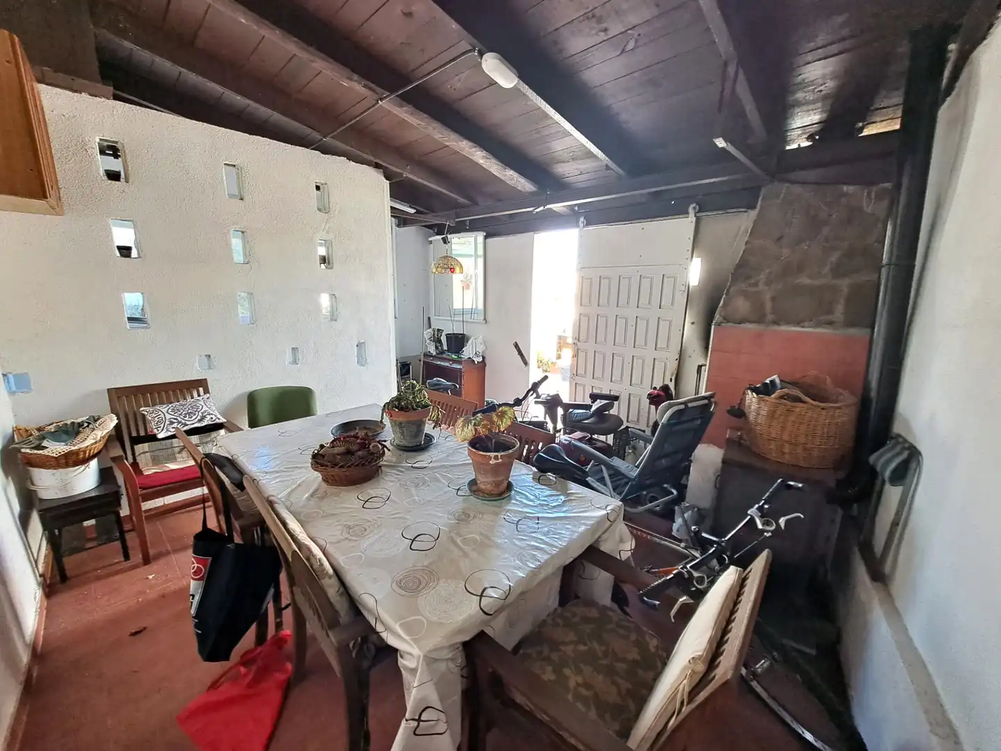 Menjador de Casa adosada en venda en Baños de Rioja amb Calefacció, Jardí privat i Terrassa