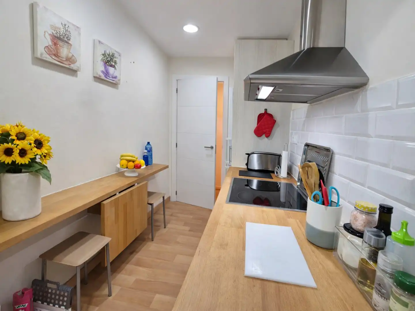 Cocina de Piso en venta en Sabadell con Calefacción, Parquet y Amueblado