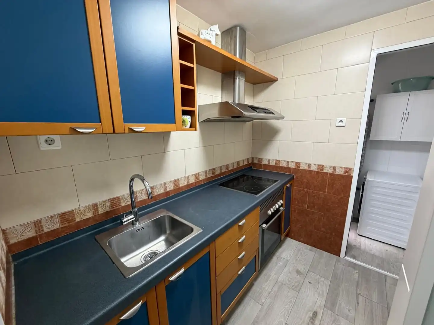 Küche von Wohnung zur Miete in Cádiz mit Klimaanlage und Möbliert