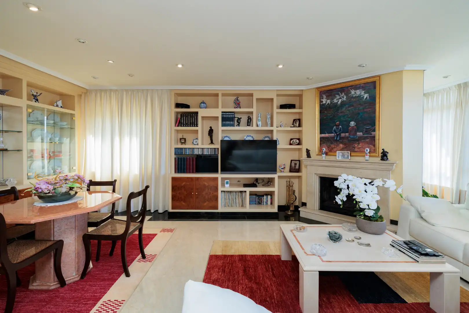 Sala de estar de Casa o chalet en venta en Vigo  con Jardín privado, Parquet y Terraza