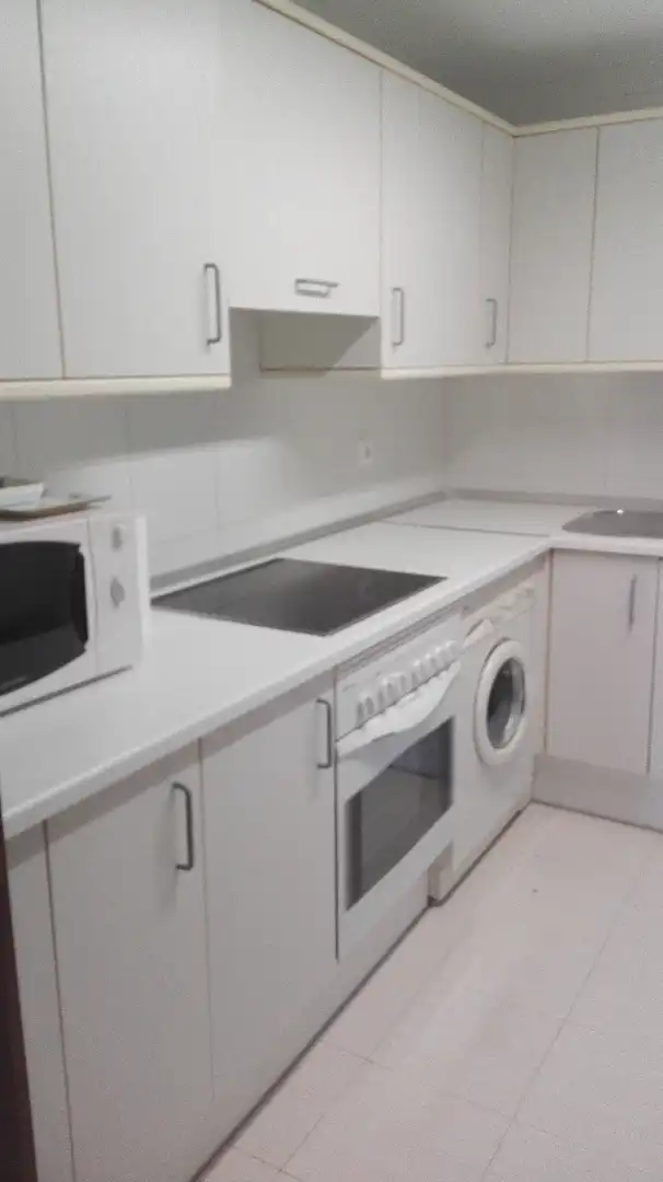 Cocina de Piso de alquiler en  Pamplona / Iruña con Calefacción, Parquet y Terraza