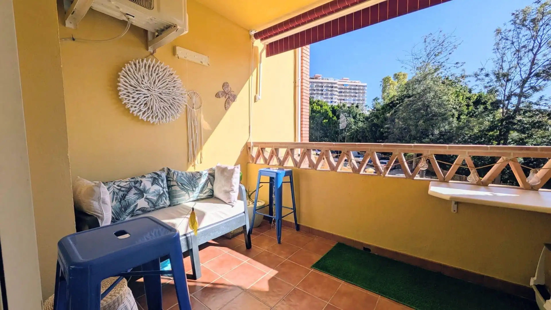 Balcony of Flat for sale in Fuengirola  with Air Conditioner, Heating and Terrace