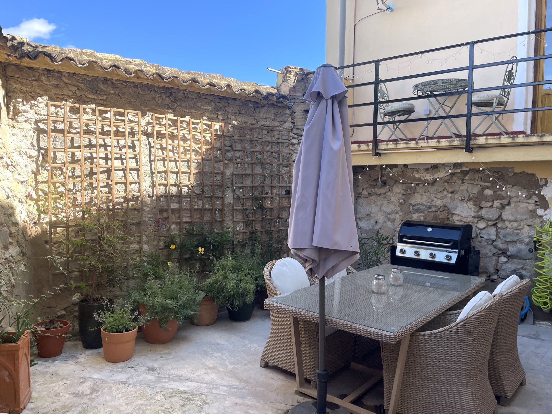 Terrassa de Finca rústica en venda en Ontinyent amb Calefacció, Jardí privat i Terrassa
