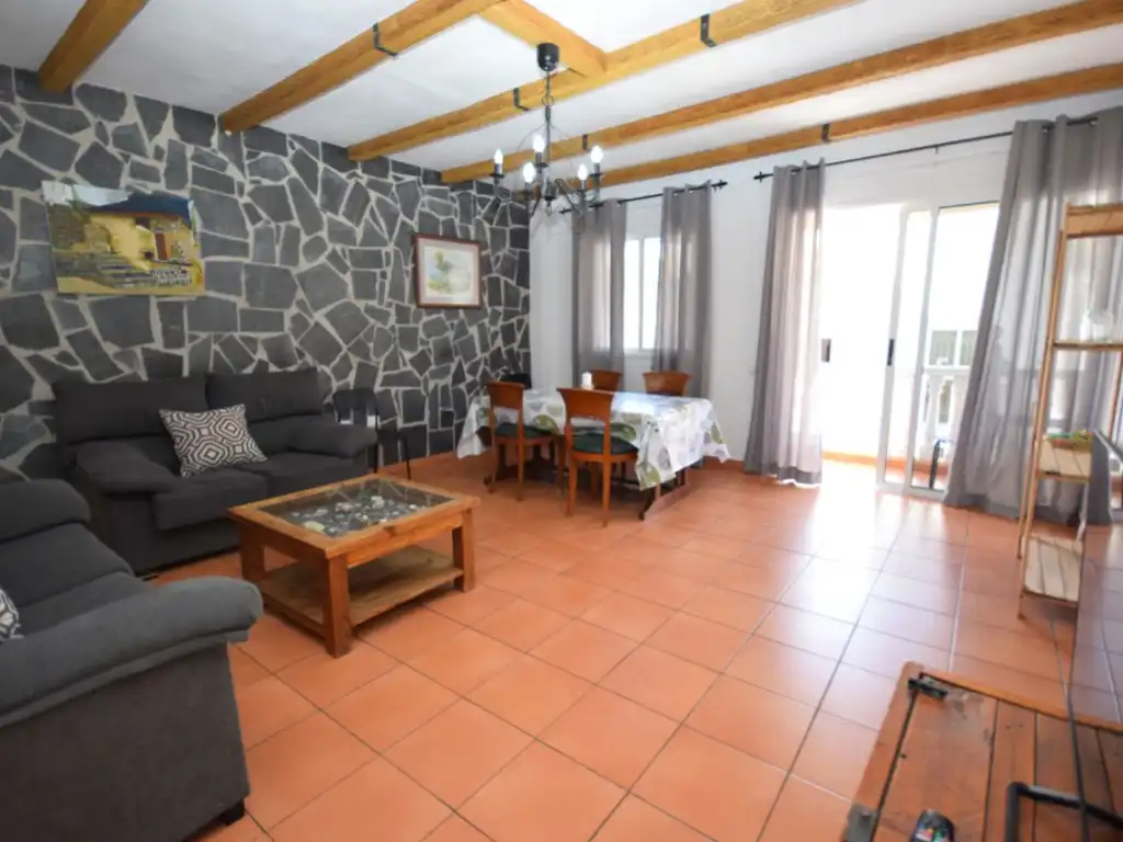 Sala d'estar de Pis de lloguer en Guía de Isora amb Moblat, Forn i Rentadora