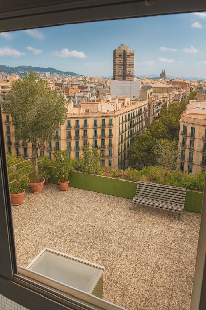 Terrassa de Àtic en venda en  Barcelona Capital amb Aire condicionat, Calefacció i Parquet