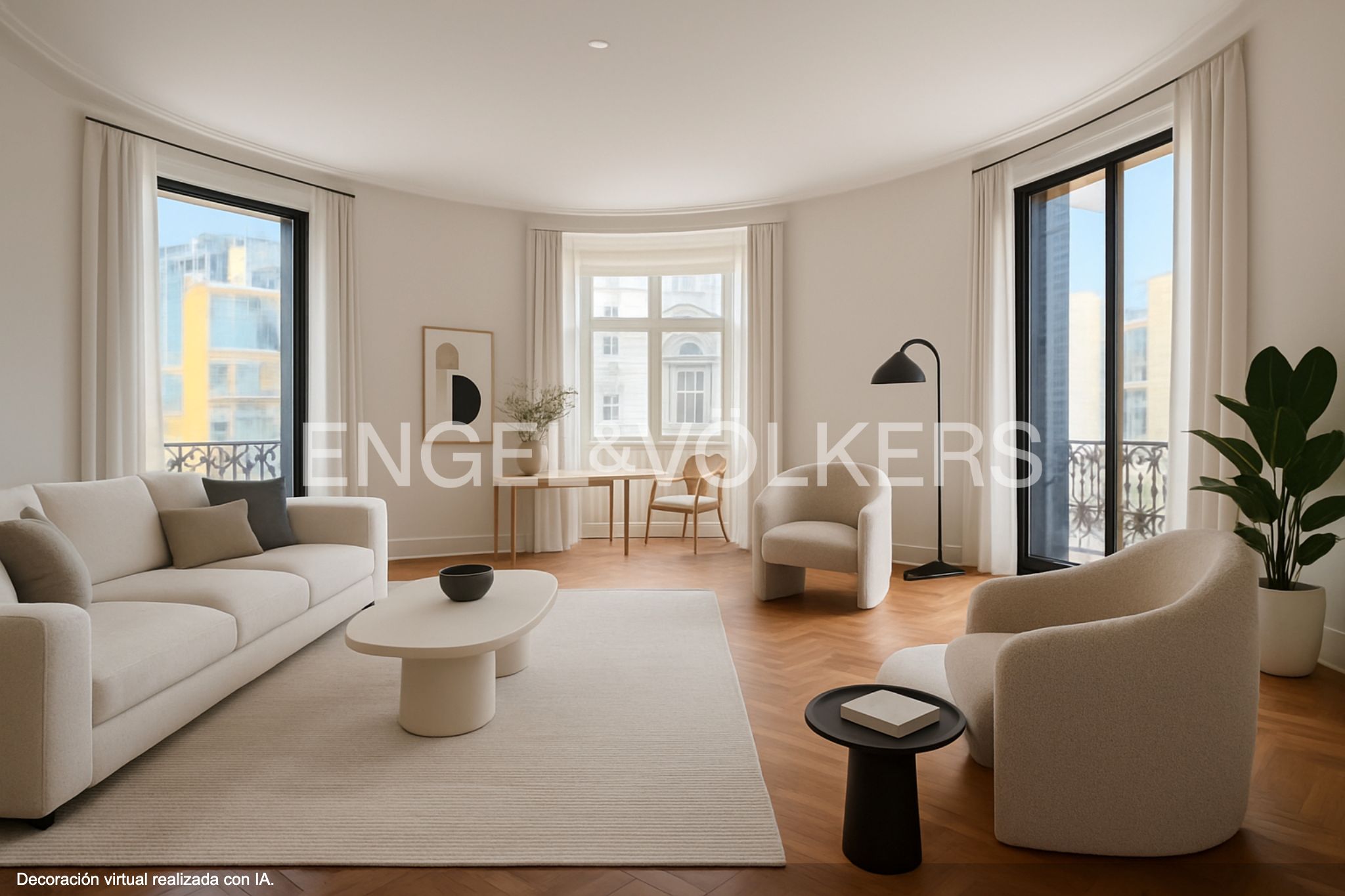 Sala d'estar de Apartament en venda en Bilbao  amb Aire condicionat i Calefacció