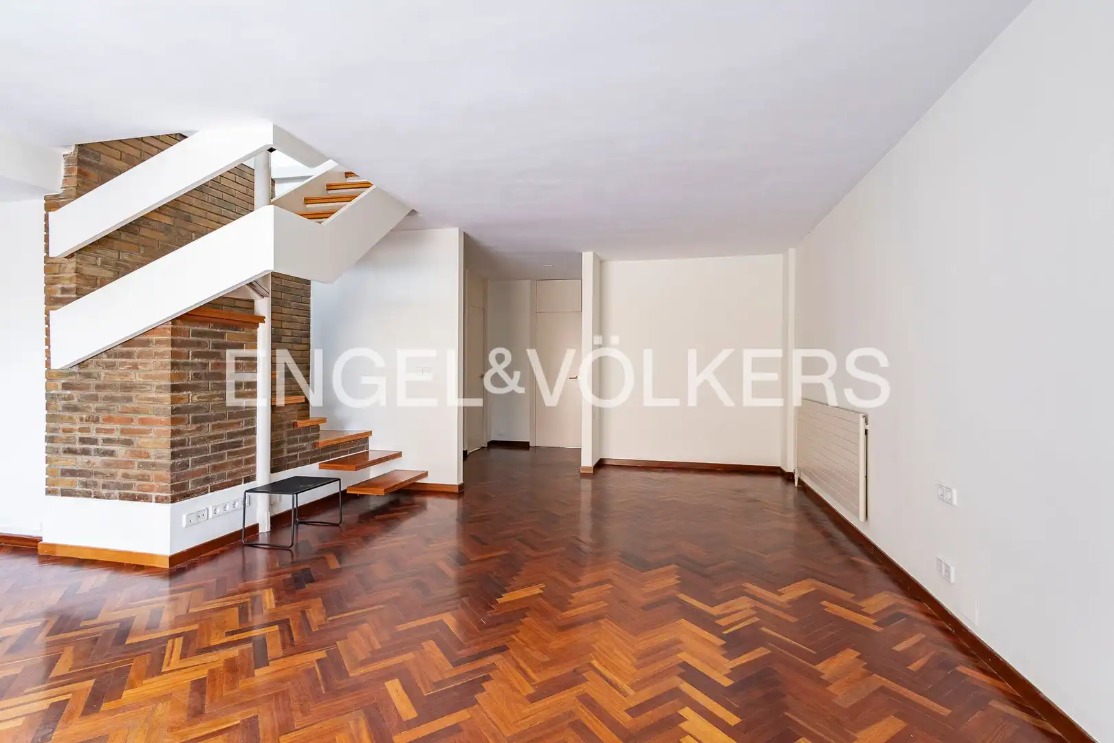 Sala de estar de Ático de alquiler en Barcelona con Aire acondicionado, Calefacción y Parquet