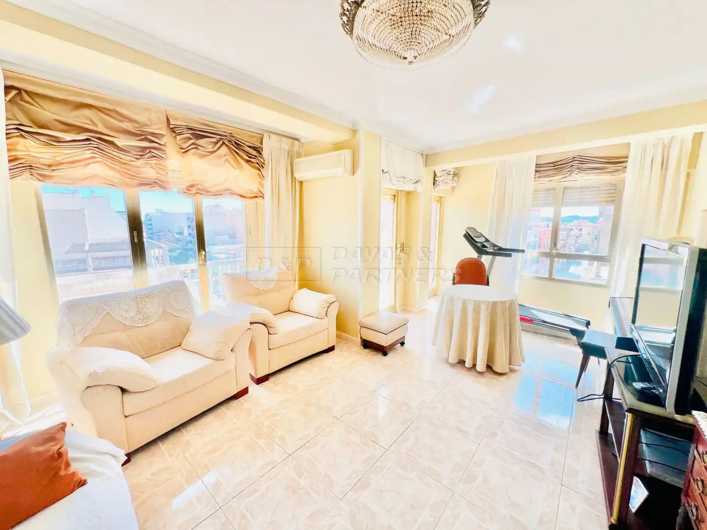 Sala de estar de Apartamento en venta en Callosa de Segura con Aire acondicionado, Terraza y Balcón